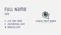 Mic Chat Media Podcast Business Card Image Preview