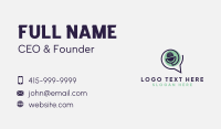 Mic Chat Media Podcast Business Card Image Preview