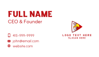Eagle Play Button  Business Card Image Preview