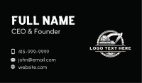 Bulldozer Industrial Machinery Business Card Image Preview