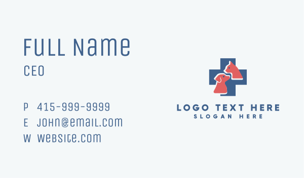 Pet Veterinary Clinic Business Card Design Image Preview