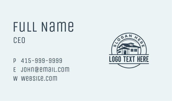 House Property Roofing Business Card Design Image Preview