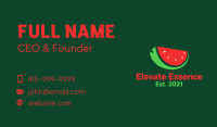 Fresh Watermelon Slice  Business Card Image Preview