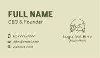 Hill Road Outline Business Card Image Preview