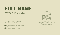 Hill Road Outline Business Card Design