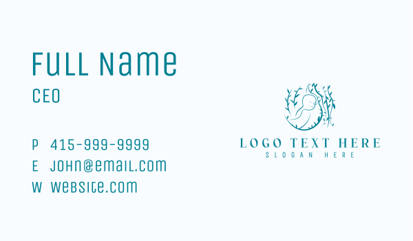 Maternity Care Support Business Card Design Image Preview