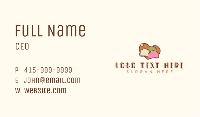Mochi Rice Cake Business Card Image Preview
