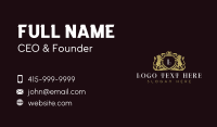 Lion Shield Crown Business Card Image Preview