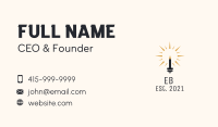 Pencil Light Bulb  Business Card Image Preview