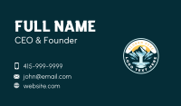 Montana Glacier Mountain Park Business Card Preview