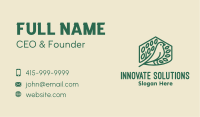 Green Birdhouse Monoline Business Card Image Preview