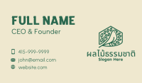 Green Birdhouse Monoline Business Card Image Preview