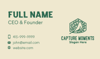 Green Birdhouse Monoline Business Card Image Preview