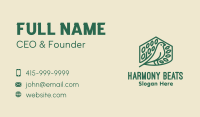 Green Birdhouse Monoline Business Card Image Preview