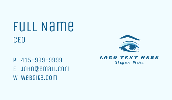 Woman Eyelash Extension Business Card Design Image Preview