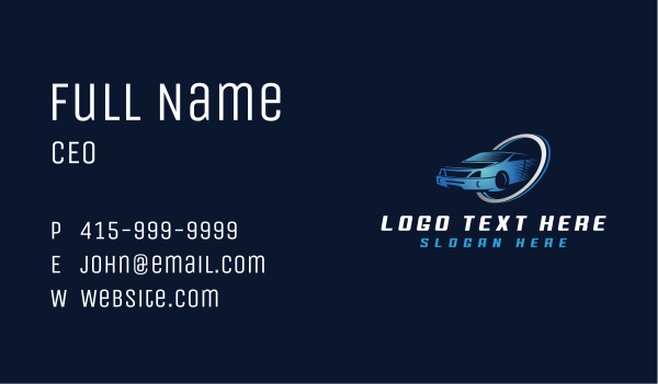 Automotive Car Garage Business Card Design Image Preview