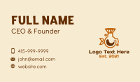 Coffee Pot Filter Business Card Image Preview