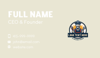 Handyman Plumber Wrench Business Card Design