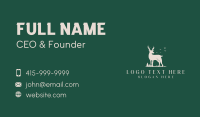 Wildlife Deer Forest Business Card Design