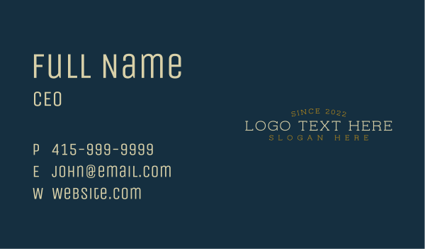 Vintage Hipster Store Business Card Design Image Preview