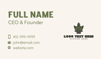 Organic Cannabis Weed  Business Card Image Preview