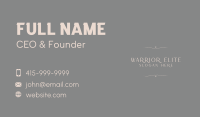 Luxury Stylist Wordmark Business Card Image Preview