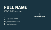 Professional Company Wordmark Business Card Image Preview