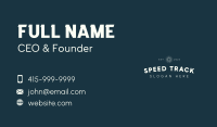 Professional Company Wordmark Business Card Design
