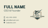 Marlin Seafood Fisherman Business Card Image Preview