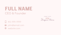 Classic Cosmetics Business Wordmark Business Card Image Preview
