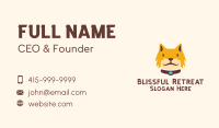 Smiling Furry Cat  Business Card Image Preview