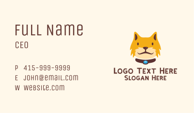 Smiling Furry Cat  Business Card