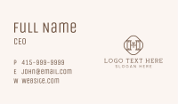 Finance Marketing H & T Business Card Image Preview