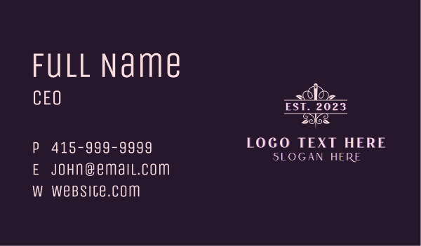 Eco Craft Tailoring Business Card Design Image Preview