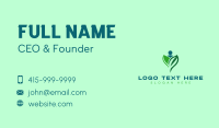 Wellness Human Leaf Business Card Image Preview
