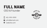 Barbell Gym Equipment Business Card Image Preview