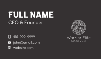 Minimalist Celtic Dragon Business Card Image Preview