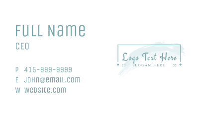 Elegant Professional Cosmetics Business Card Image Preview