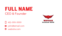 Red Devil Skull Business Card Image Preview