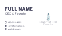 Crystal Gem Bottle Business Card Design