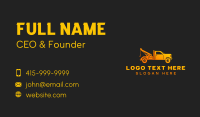 Towing Pickup Truck Business Card Image Preview