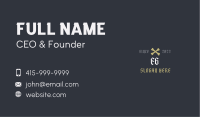 Ancient Crossbones Wordmark Business Card Image Preview