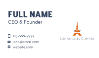 Orange Tower Price Tag Business Card Image Preview