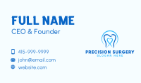 Heart Tooth Dentist Business Card Image Preview