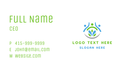 Eco People Team Business Card