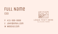 Outdoor Wilderness Landscape Business Card Image Preview