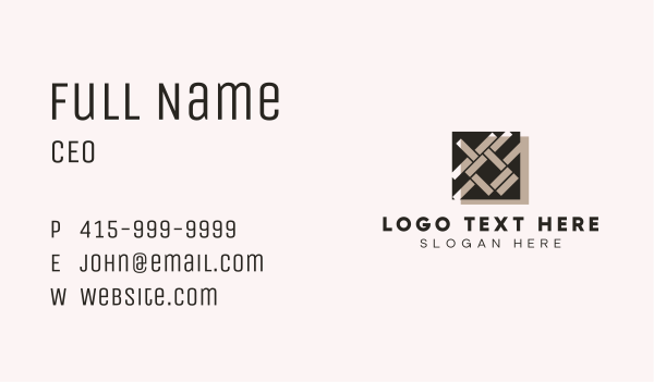 Floor Tile Pattern Business Card Design Image Preview