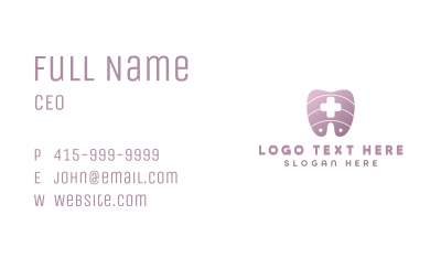 Dental Tooth Orthodontics Business Card Image Preview