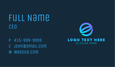Global Software App  Business Card Image Preview