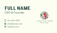 Spicy Herb Ingredients Business Card Design